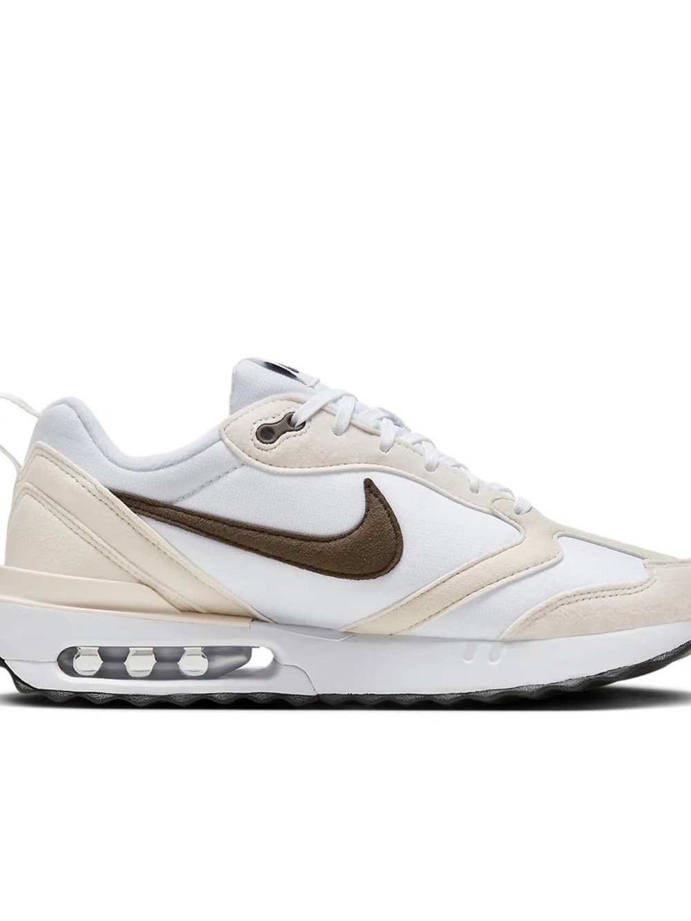 Size 9- Nike Air Max Dawn White Baroque Brown Women's Sneakers Shoes DC4068-102